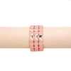 Pink Enameled Bracelet